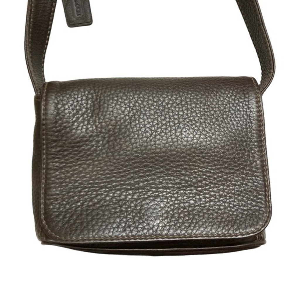 Coach 4929 brown pebbled leather Sonoma crossbody bag vintage